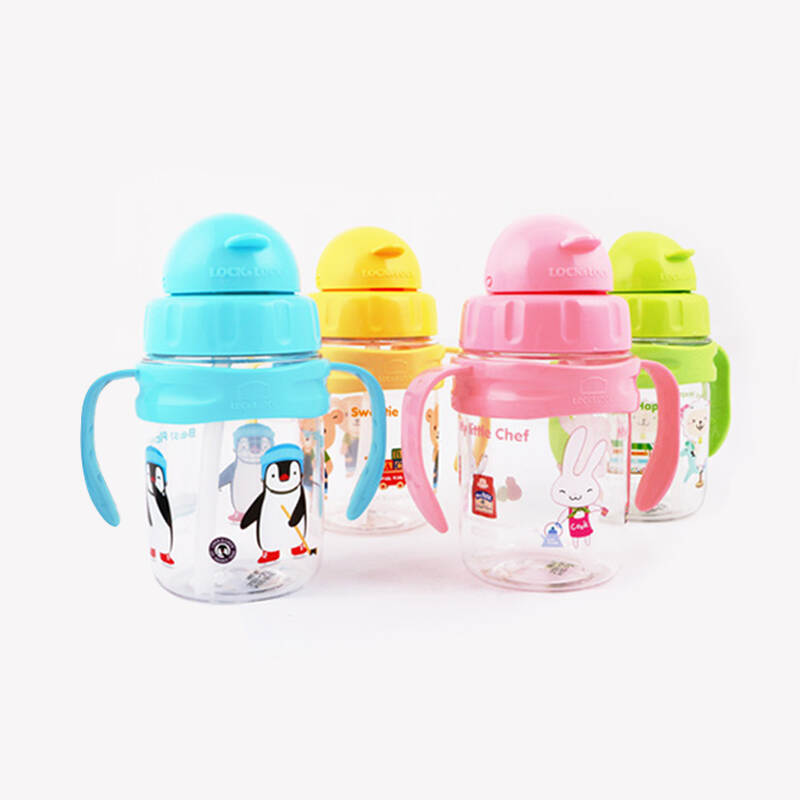 B&igrave;nh Nước Gi&agrave;nh Cho Trẻ Em C&oacute; Ống H&uacute;t V&agrave; Quai Cầm 270ml - 4 M&agrave;u (Xanh Dương, Xanh L&aacute;, Hồng, V&agrave;ng) - LocknLock - ABF633 image number null